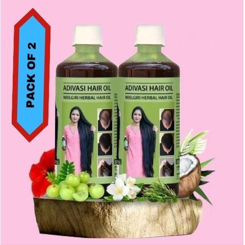 Adivasi Hair Oil - Buy 1 Get Free Today - 🌟🍃(24000+ Reviews ⭐⭐⭐⭐⭐) (Pack of 2)