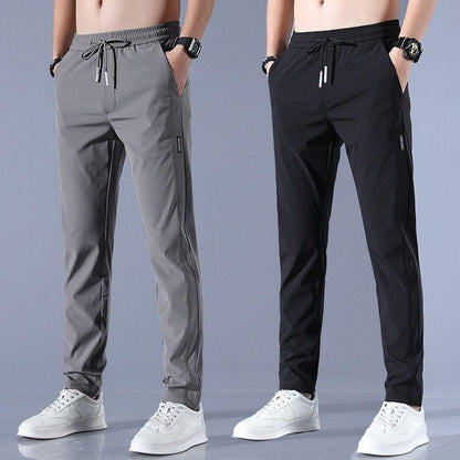 (BUY 1 GET 1 FREE) Men's NS Lycra Track Pants(BLACK & GRAY)