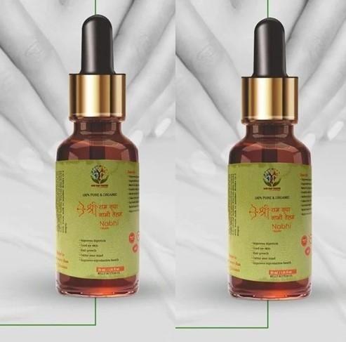 Ayurvedic RAMKIRPA Multi-Benefit Nabhi Oil (LIMITED OFFER BUY 1 GET 1 FREE)[4.9 ⭐⭐⭐⭐⭐ 126,233 REVIEWS](Pack Of 2)